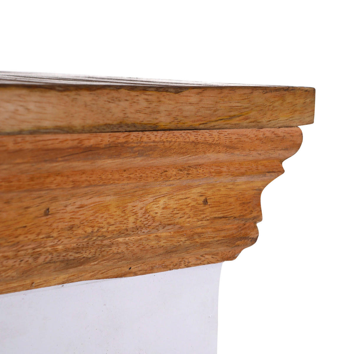 HIGHBOARD  in 100/145/40 cm  - Dunkelbraun/Braun, Trend, Glas/Holz (100/145/40cm) - Livetastic