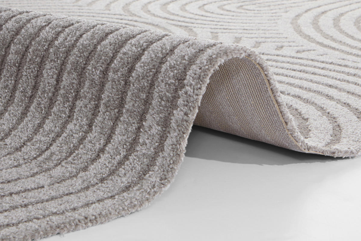 HOCHFLORTEPPICH 160/230 cm New York Grau  - Grau, Basics, Kunststoff/Textil (160/230cm) - Elle Decoration