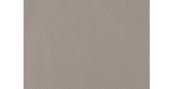 2-SITZER-SOFA  in Echtleder Graubraun   - Graubraun/Schwarz, Design, Leder/Metall (180/82/92cm) - Johann Jakob