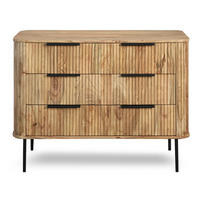 KOMMODE  in 103/80/45 cm  - Grau, KONVENTIONELL, Holz/Metall (103/80/45cm) - Livetastic