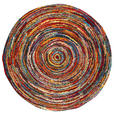 WEBTEPPICH 120 cm Sixteen round  - Multicolor, Trend, Textil (120cm) - Novel