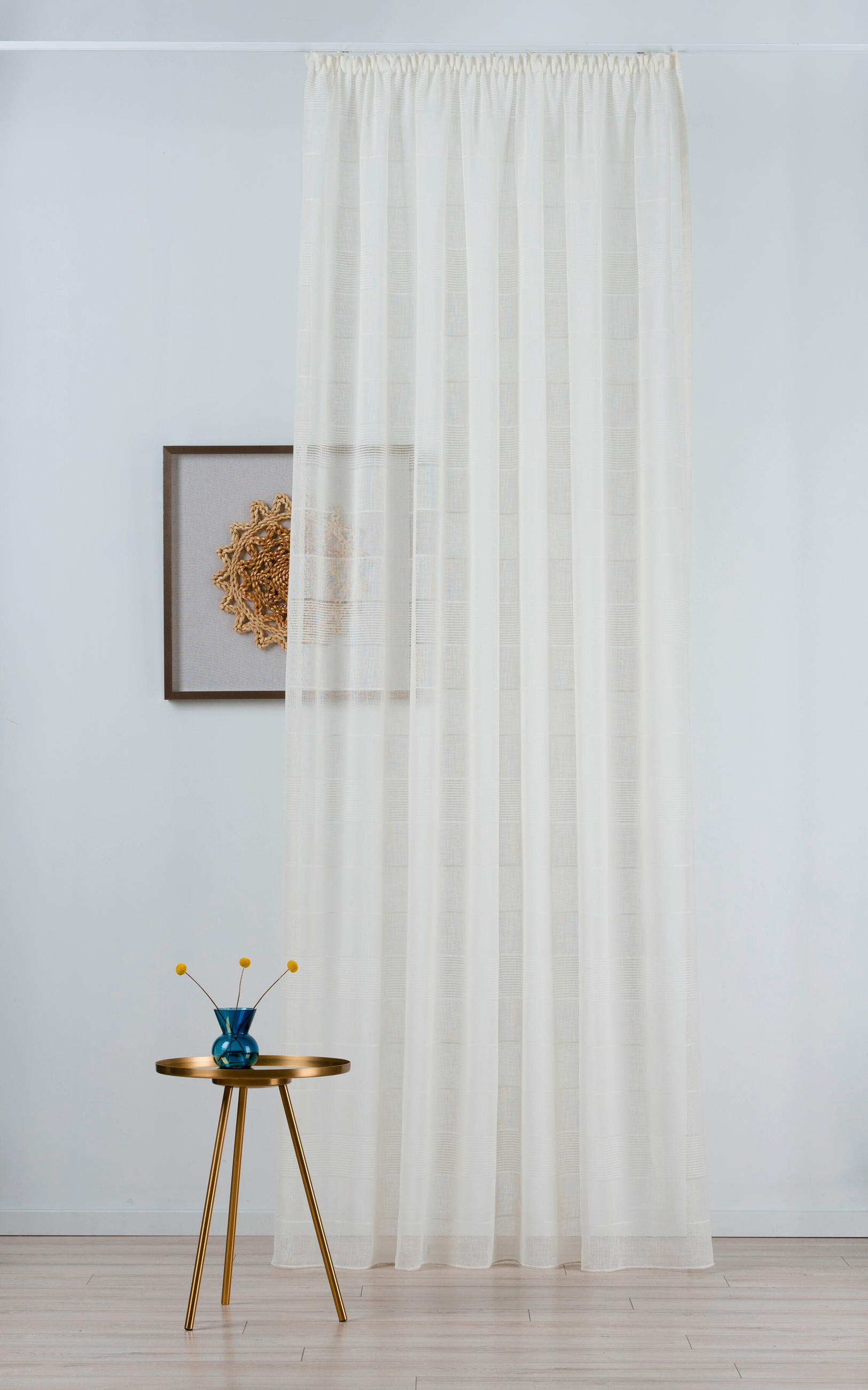 PERDEA  - crem, Basics, textil (290cm)