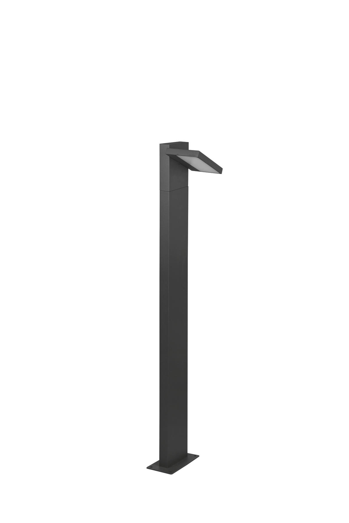 VÄGLAMPA - vit/antracit, Design, metall/plast (100/15/14,8cm) - Trio Leuchten