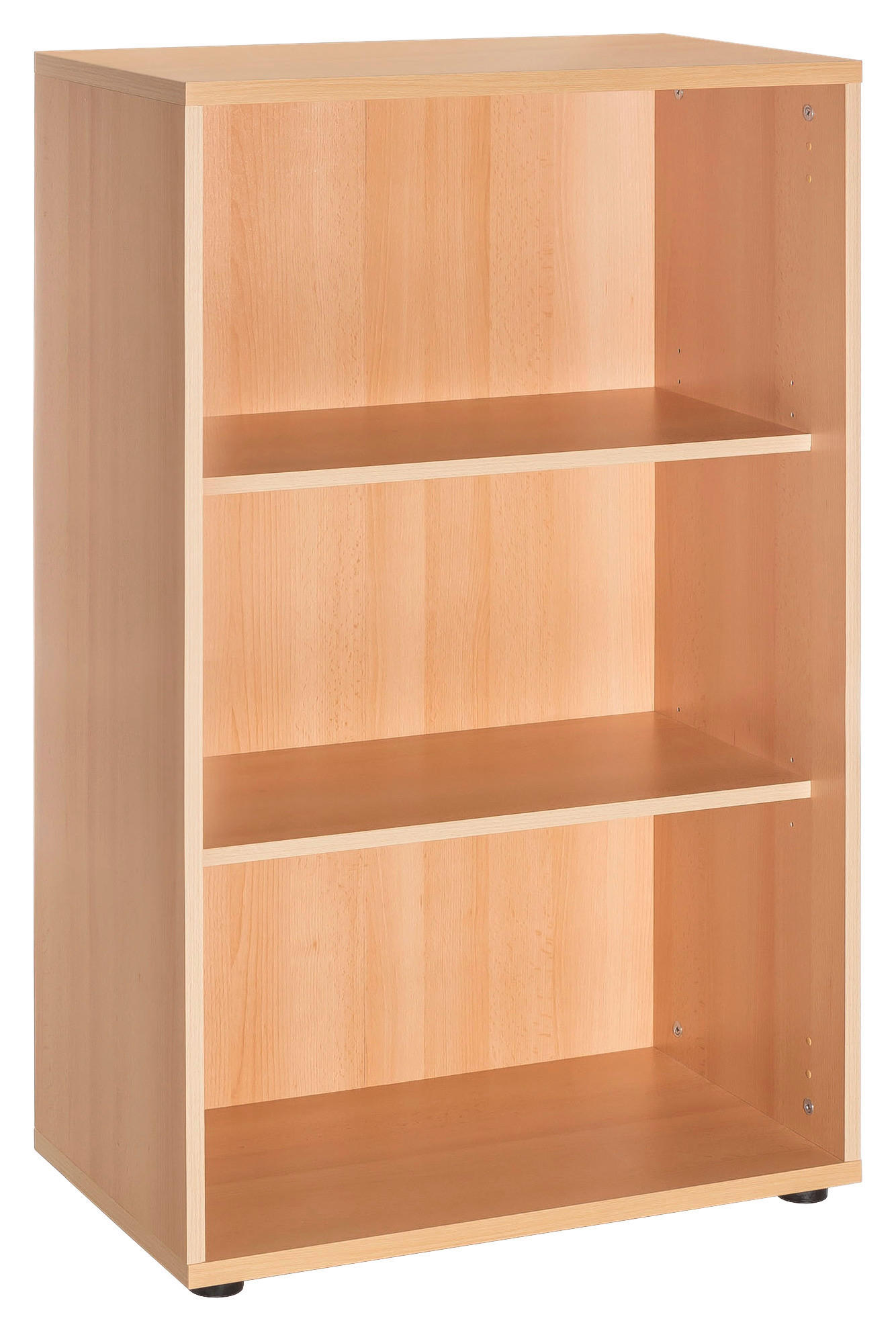 AKTENREGAL Buchefarben  - Buchefarben/Schwarz, Basics, Holzwerkstoff/Kunststoff (65/110,3/39,5cm) - MID.YOU