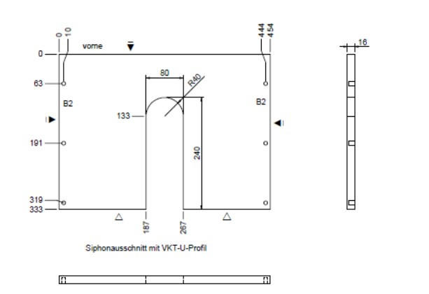 WASCHBECKENUNTERSCHRANK 45/49,8/33,3 cm  - Chromfarben/Wildeiche, KONVENTIONELL, Holzwerkstoff/Metall (45/49,8/33,3cm) - Sadena