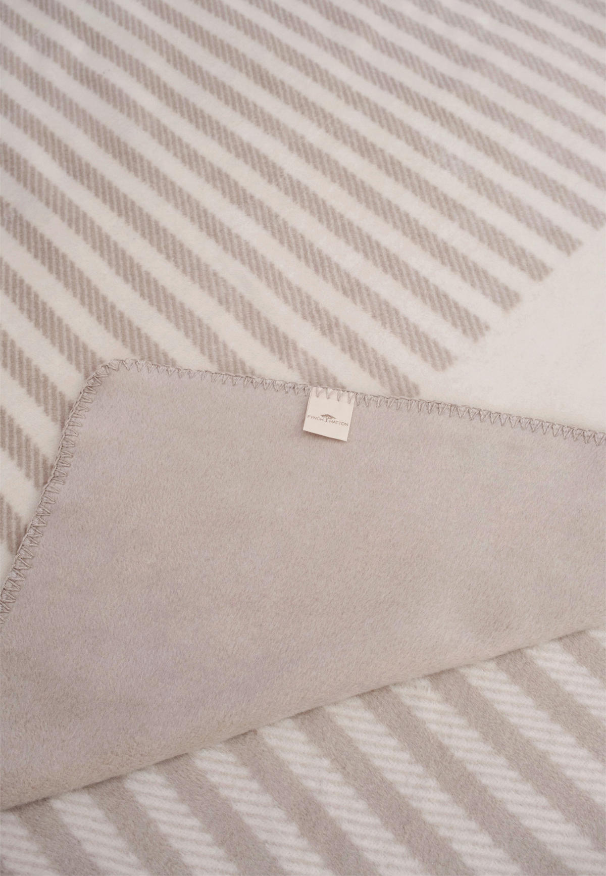 WOHNDECKE 210/150 cm  - Greige/Weiß, Basics, Textil (210/150cm) - FYNCH-HATTON