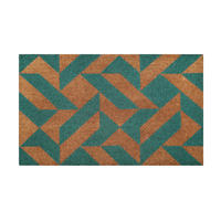 FUßMATTE 45/75 cm Mainstage  - Türkis/Hellbraun, KONVENTIONELL, Kunststoff/Textil (45/75cm) - WECON HOME