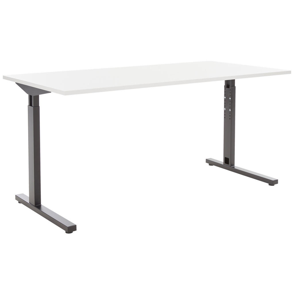 Schreibtisch Gw-profi Grau Höhenverstellbar B: 160 Cm