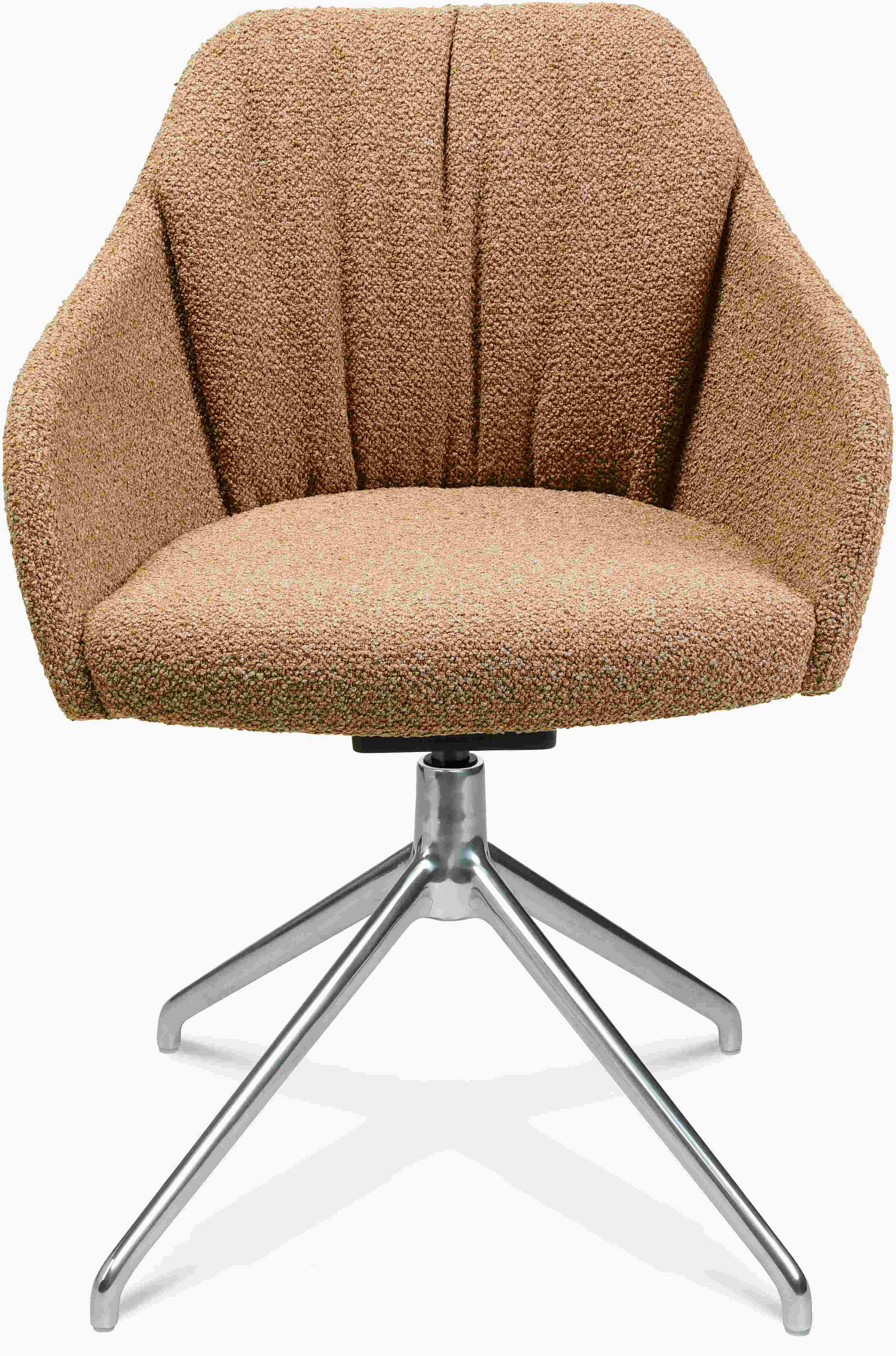 ARMLEHNSTUHL  in Aluminium Flachgewebe  - Alufarben/Orange, Design, Textil/Metall (58/81,5-84,5/60cm) - Johann Jakob