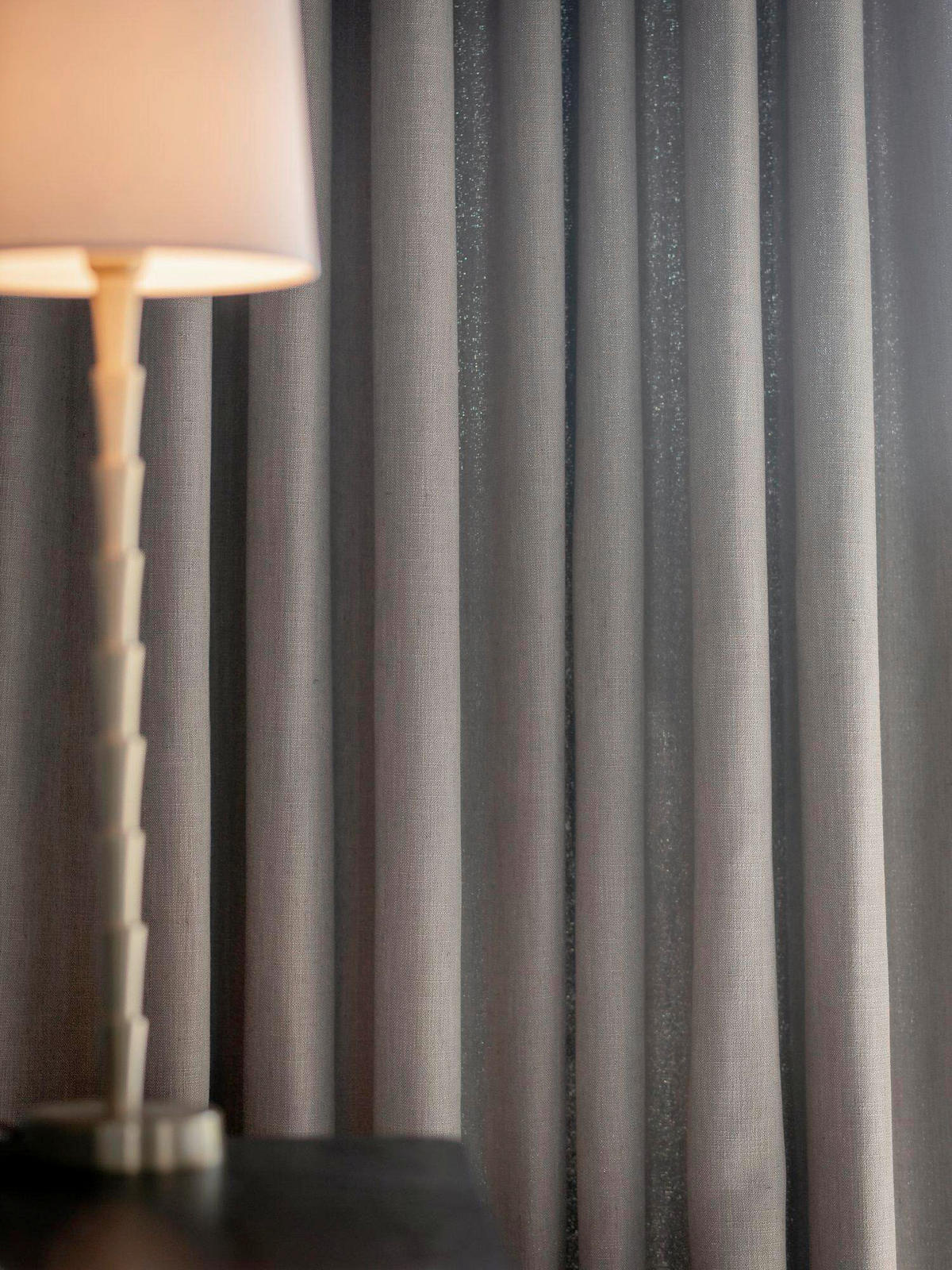 VERDUNKELUNGSVORHANG Verdunkelung  - Grau, Basics, Textil (130/280cm)