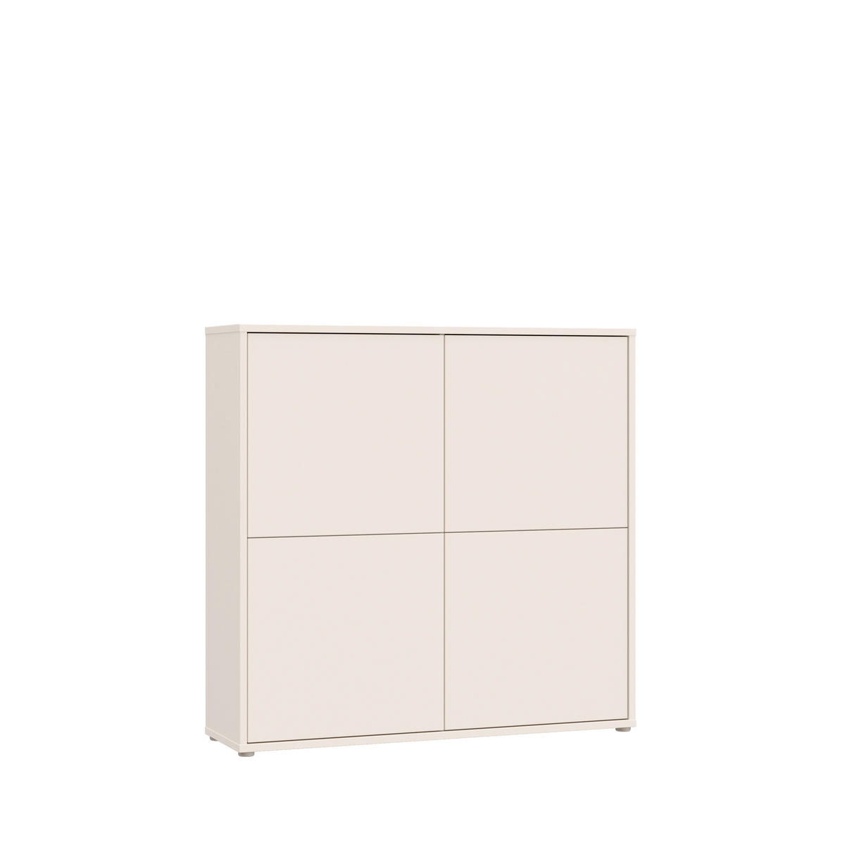 HIGHBOARD  124,5/121,5/34,9 cm  - Sandfarben/Grau, MODERN, Holzwerkstoff/Kunststoff (124,5/121,5/34,9cm) - Carryhome