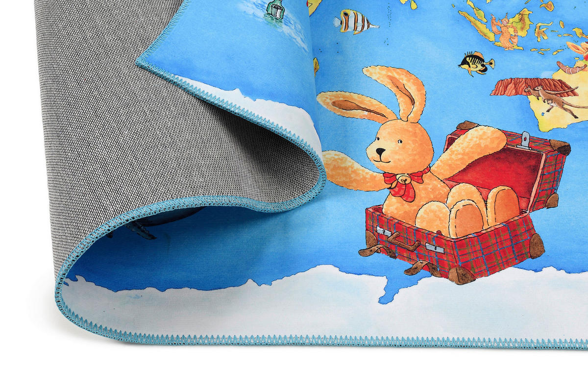 SPIELTEPPICH 140/200 cm Felix der Hase  - Multicolor, Trend, Textil (140/200cm)