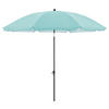 SONNENSCHIRM 160 cm Hellblau  - Anthrazit/Hellblau, Design, Textil/Metall (160/160cm) - Doppler