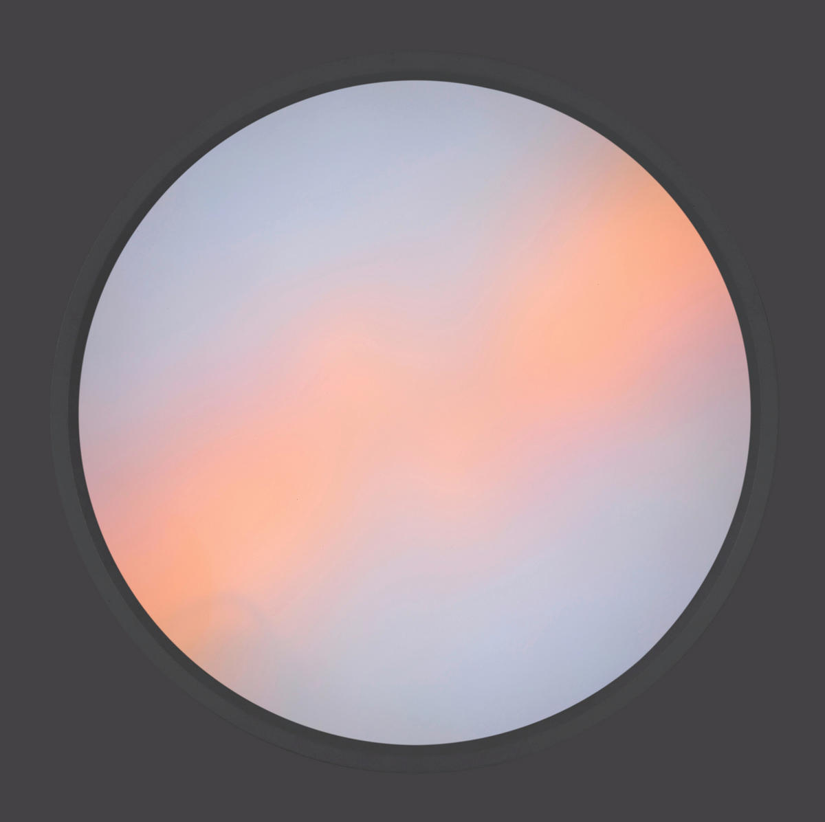 LED-DECKENLEUCHTE Jess 39/7,7 cm  - Opal/Weiß, Design, Kunststoff/Metall (39/7,7cm) - Globo