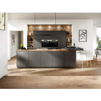 EINBAUKÜCHE   - Grau, Modern, Holzwerkstoff/Kunststoff - Celina