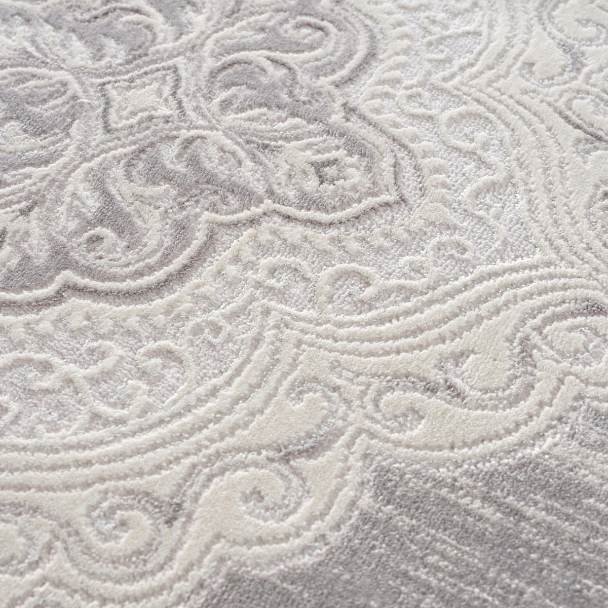 WEBTEPPICH 80/150 cm Harmony Hellgrau  - Hellgrau, LIFESTYLE, Textil (80/150cm)