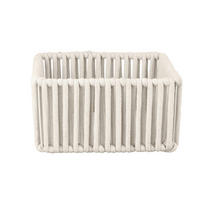 AUFBEWAHRUNGSKÖRBCHEN  - Weiß, KONVENTIONELL, Textil (20/10/20cm) - Schöner Wohnen