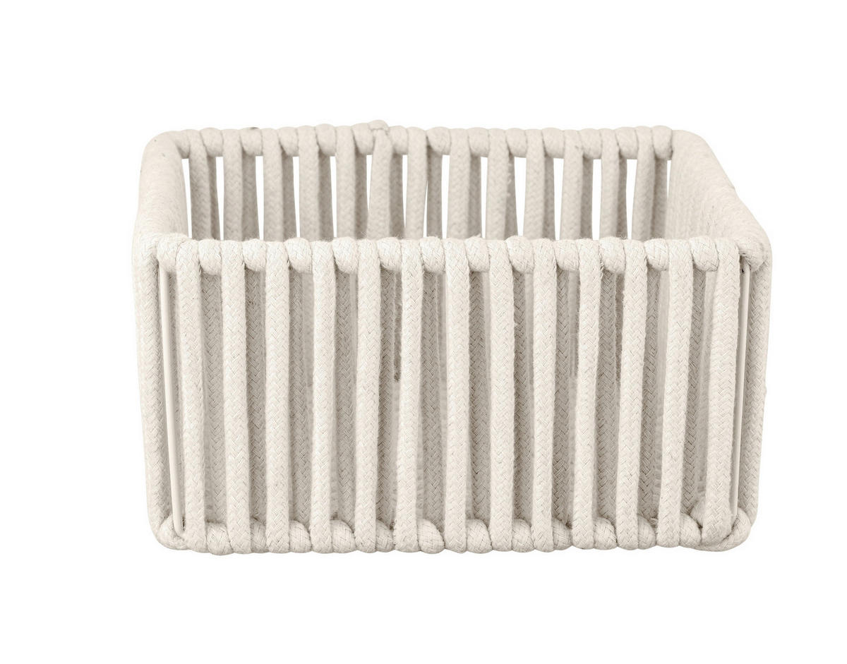 AUFBEWAHRUNGSKÖRBCHEN  - Weiß, KONVENTIONELL, Textil (20/10/20cm) - Schöner Wohnen