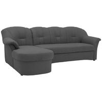 ECKSOFA in Webstoff Grau  142/233 cm  - Schwarz/Grau, KONVENTIONELL, Kunststoff/Textil (142/233cm) - MID.YOU