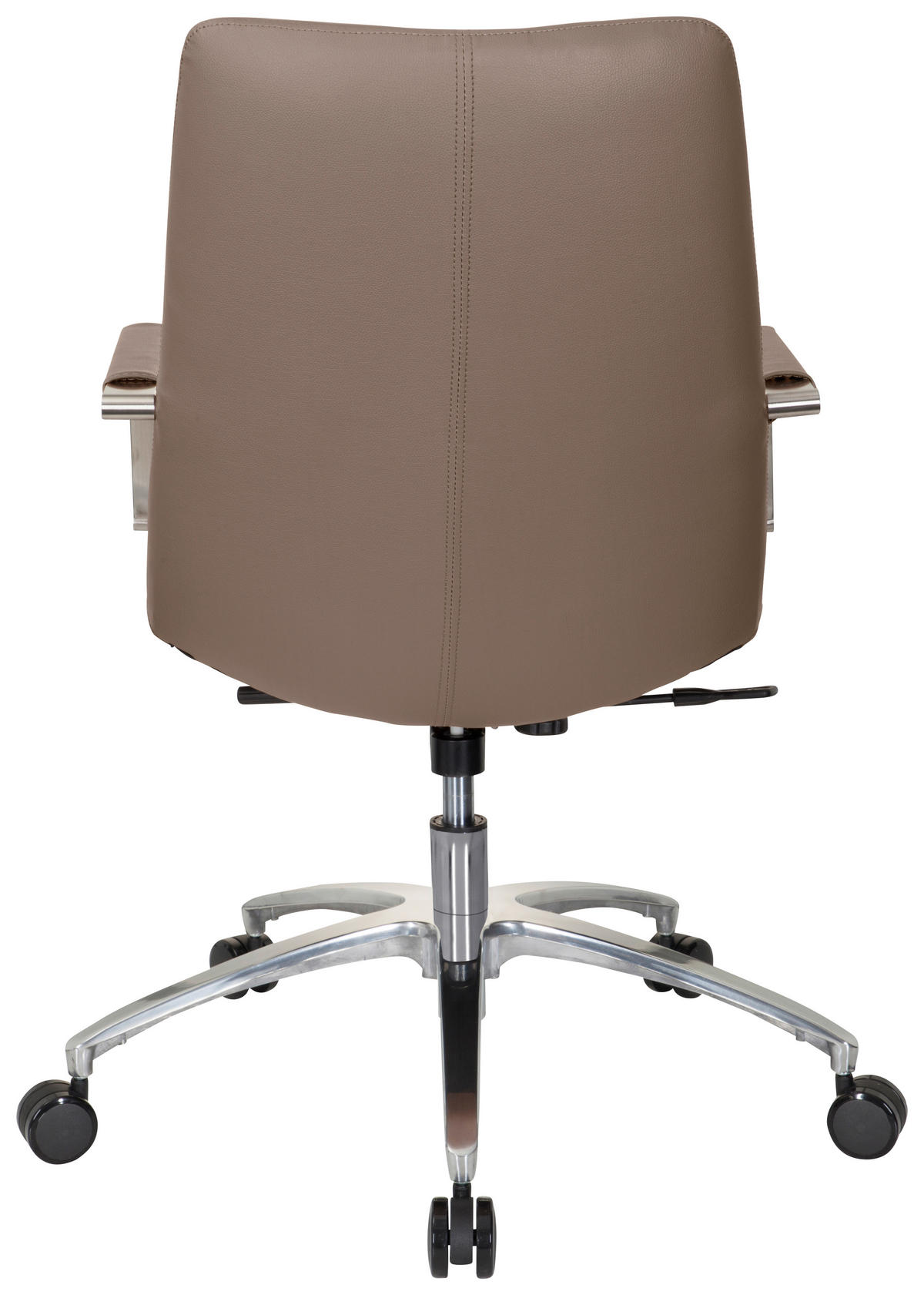 DREHSTUHL Lederlook Cappuccino  - Cappuccino, MODERN, Kunststoff/Textil (56/101/73cm) - MID.YOU