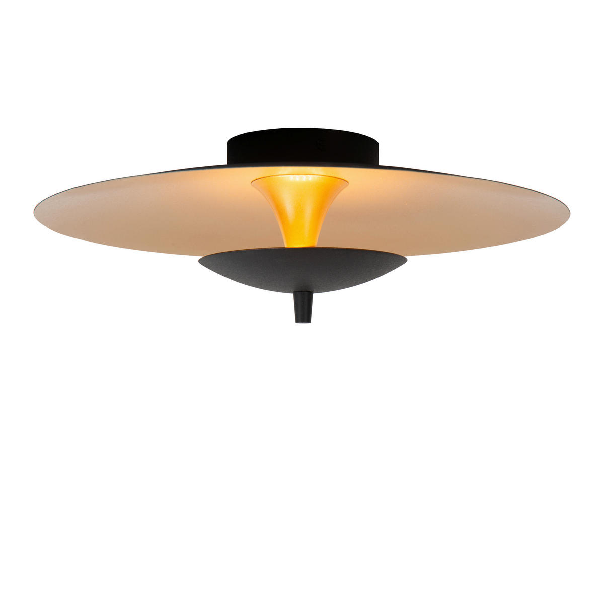 LED-DECKENLEUCHTE VULCAN 35/35/12.4 cm   - Design, Metall (35/35/12.4cm) - Lucide