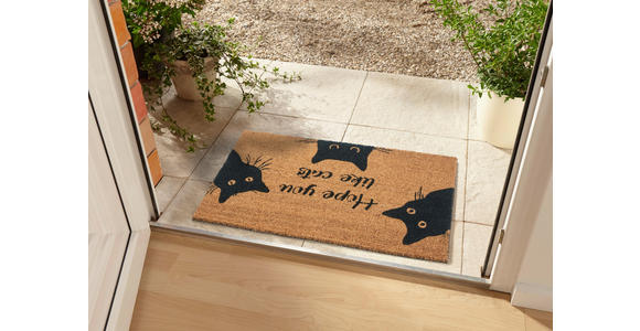 KOKOSMATTE 45/75 cm Mix Mats  - Hellbraun/Schwarz, Basics, Naturmaterialien/Kunststoff (45/75cm) - Esposa