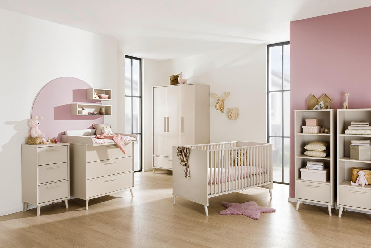 KOMMODE Eefje  in 48/93/41 cm  - Beige, Basics, Holzwerkstoff/Kunststoff (48/93/41cm) - Paidi