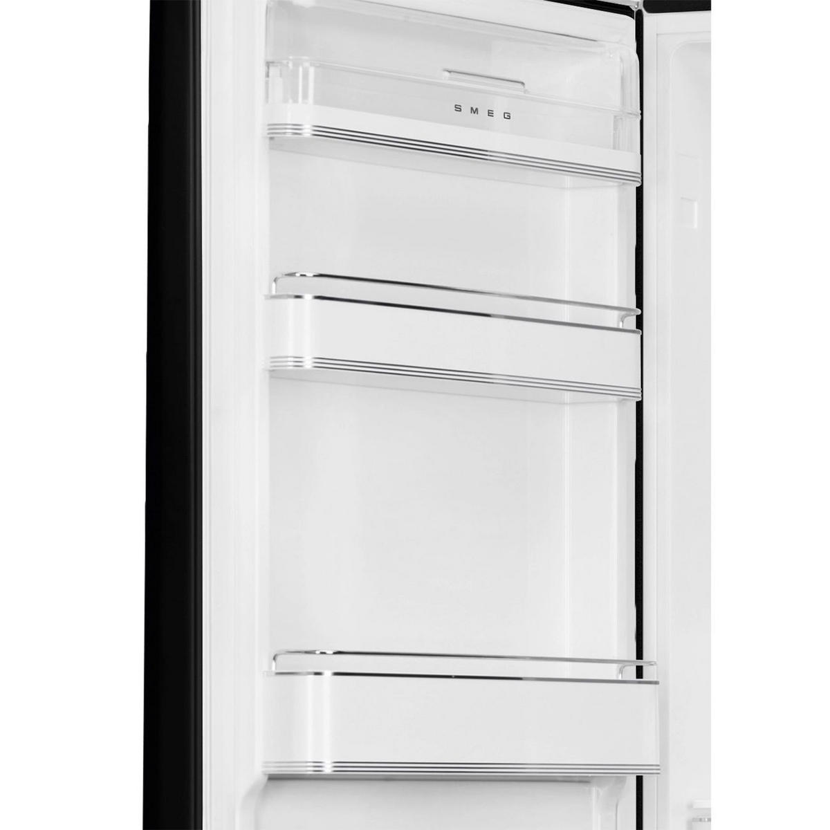 KÜHL-GEFRIER-KOMBINATION FAB32LBL5  - Schwarz, Basics, Metall (60/196,8/72,8cm) - SMEG