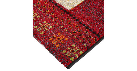 WEBTEPPICH 133/190 cm Cassandra  - Rot/Multicolor, KONVENTIONELL, Textil (133/190cm) - Novel