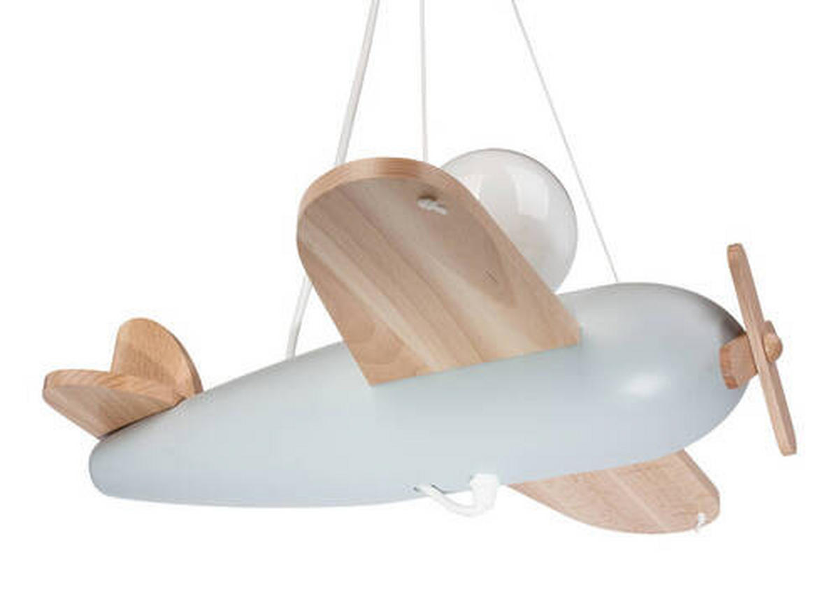 KINDERHÄNGELEUCHTE 42/41/75 cm   - Naturfarben/Grau, Basics, Holz (42/41/75cm)
