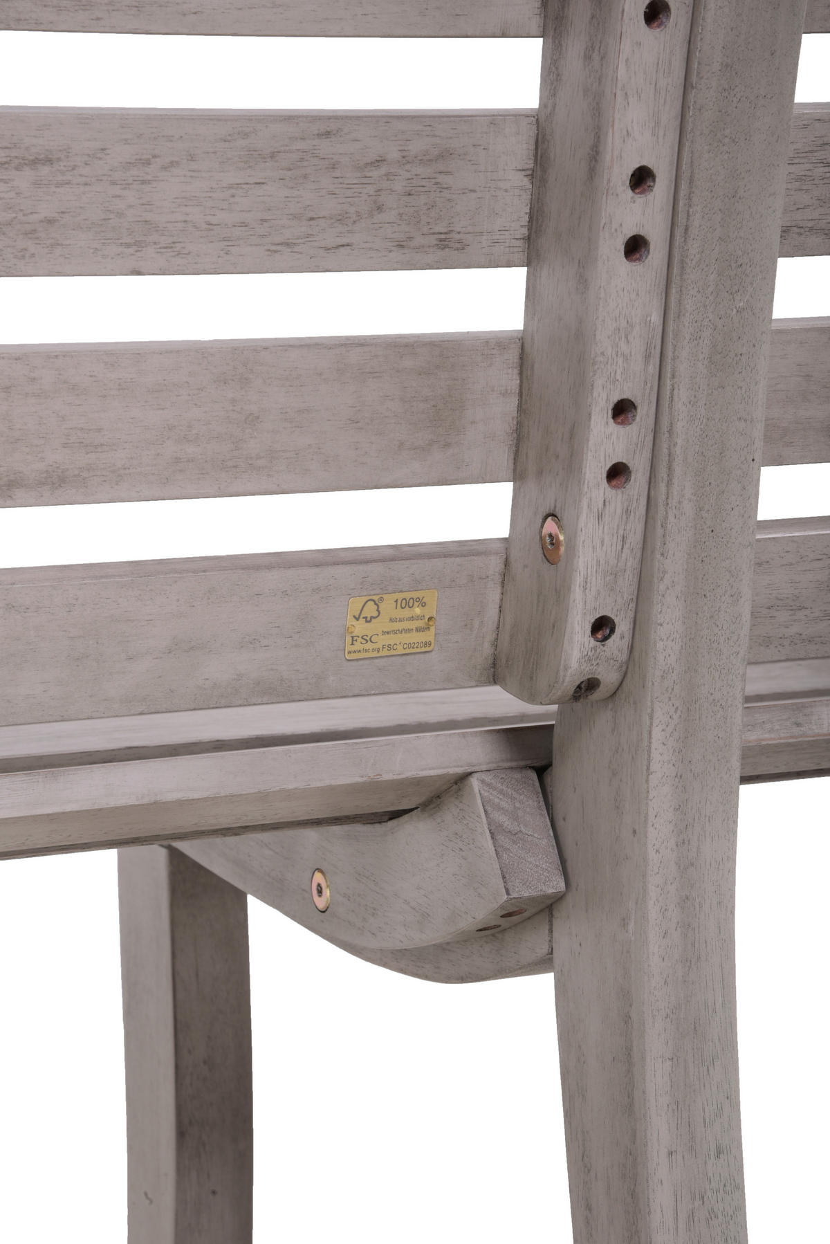 GARTENBANK 60/82/150 cm  in Grau  - Grau, MODERN, Holz (60/82/150cm) - Gardenson