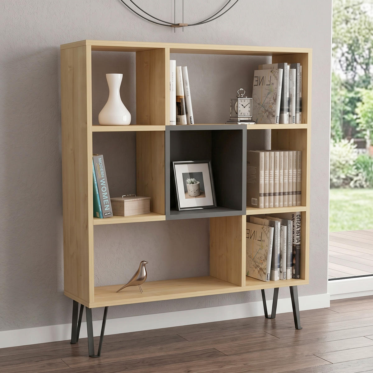 REGAL  90/107,8/25 cm Eichefarben  - Eichefarben, Design, Holzwerkstoff (90/107,8/25cm) - Livetastic