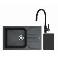 SET SUDOPERA I SLAVINE   78/48/18 cm         - crna, Design, kamen (78/48/18cm)