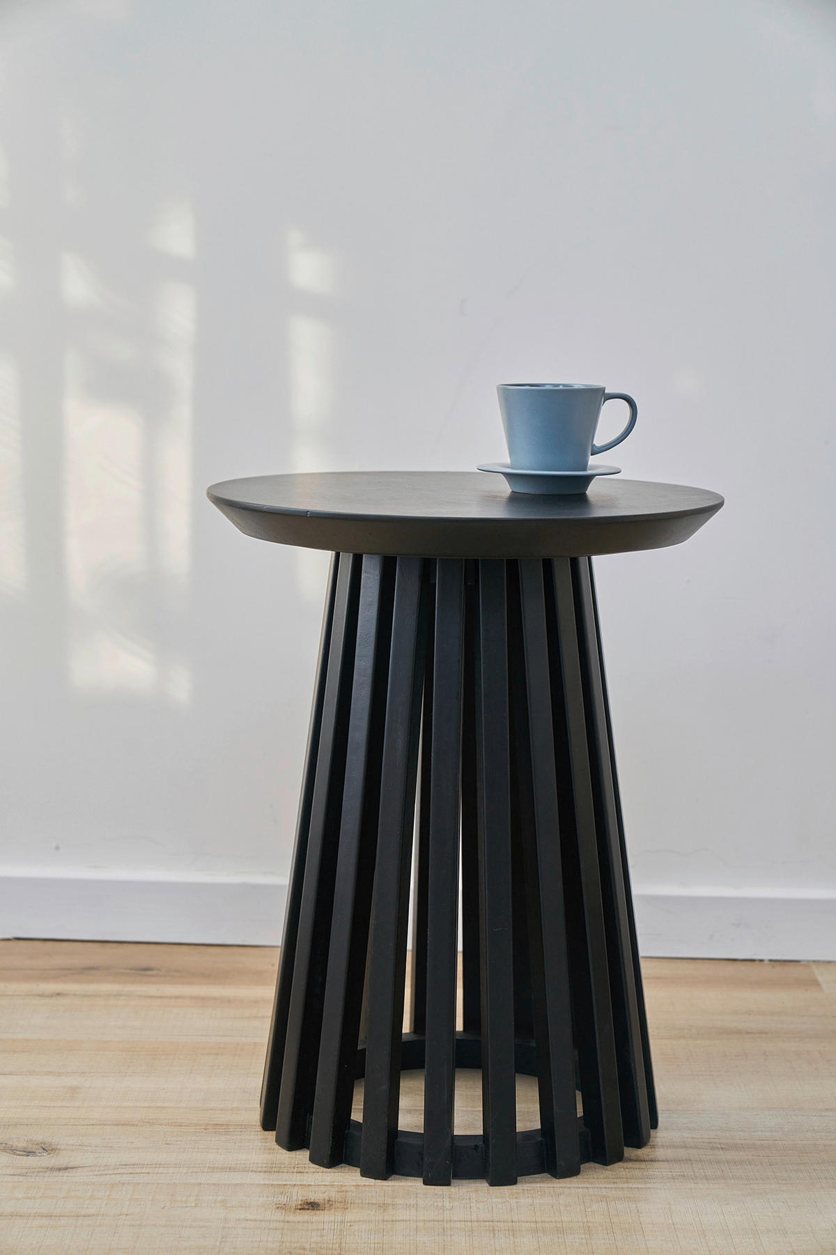 BEISTELLTISCH in Holz 40/40/50 cm  - Schwarz, Design, Holz (40/40/50cm) - MID.YOU