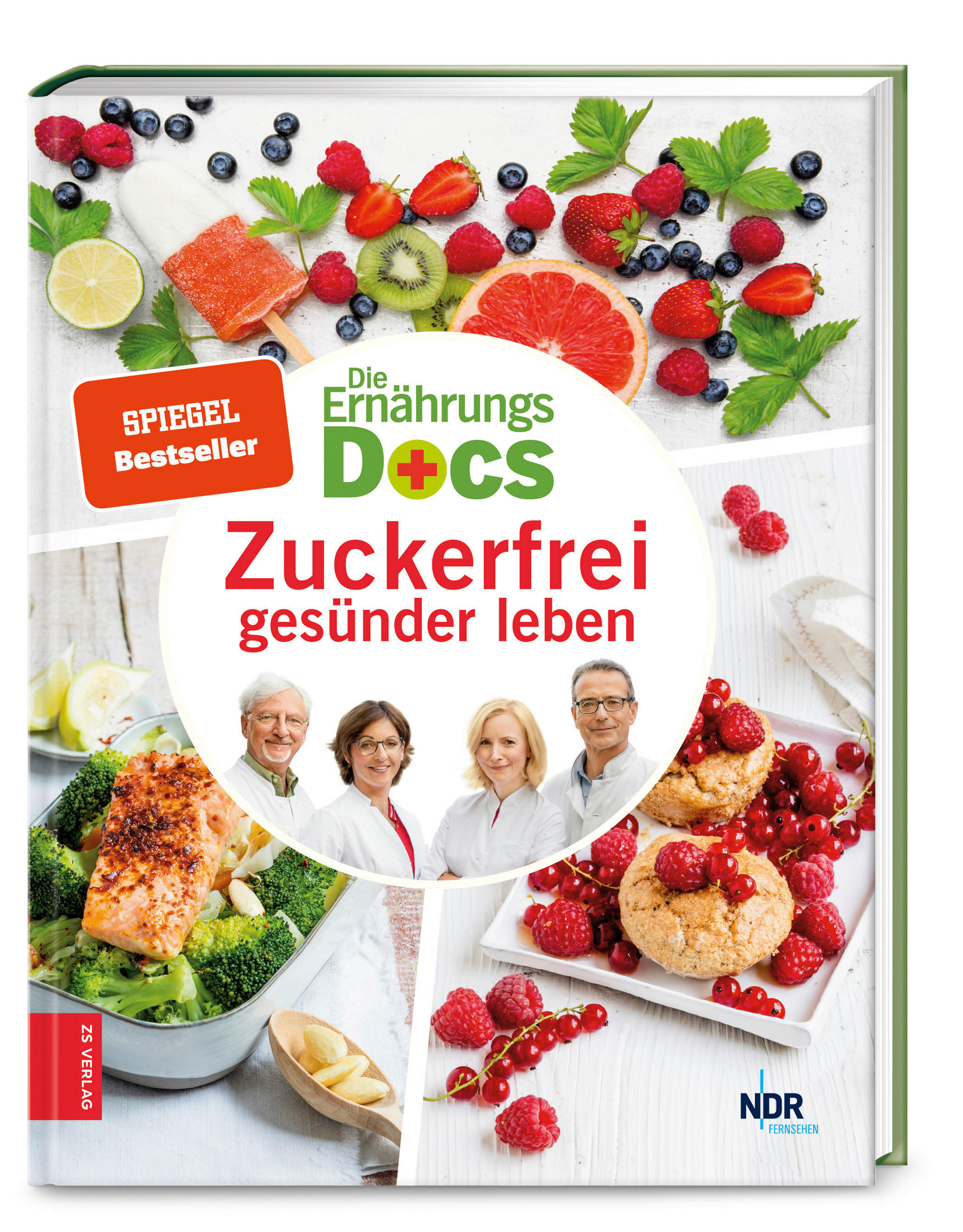 KOCHBUCH Die Ernährungs-Docs - Zuckerfrei gesünder leben  - Basics, Papier (19,0/24,7/1,8cm)