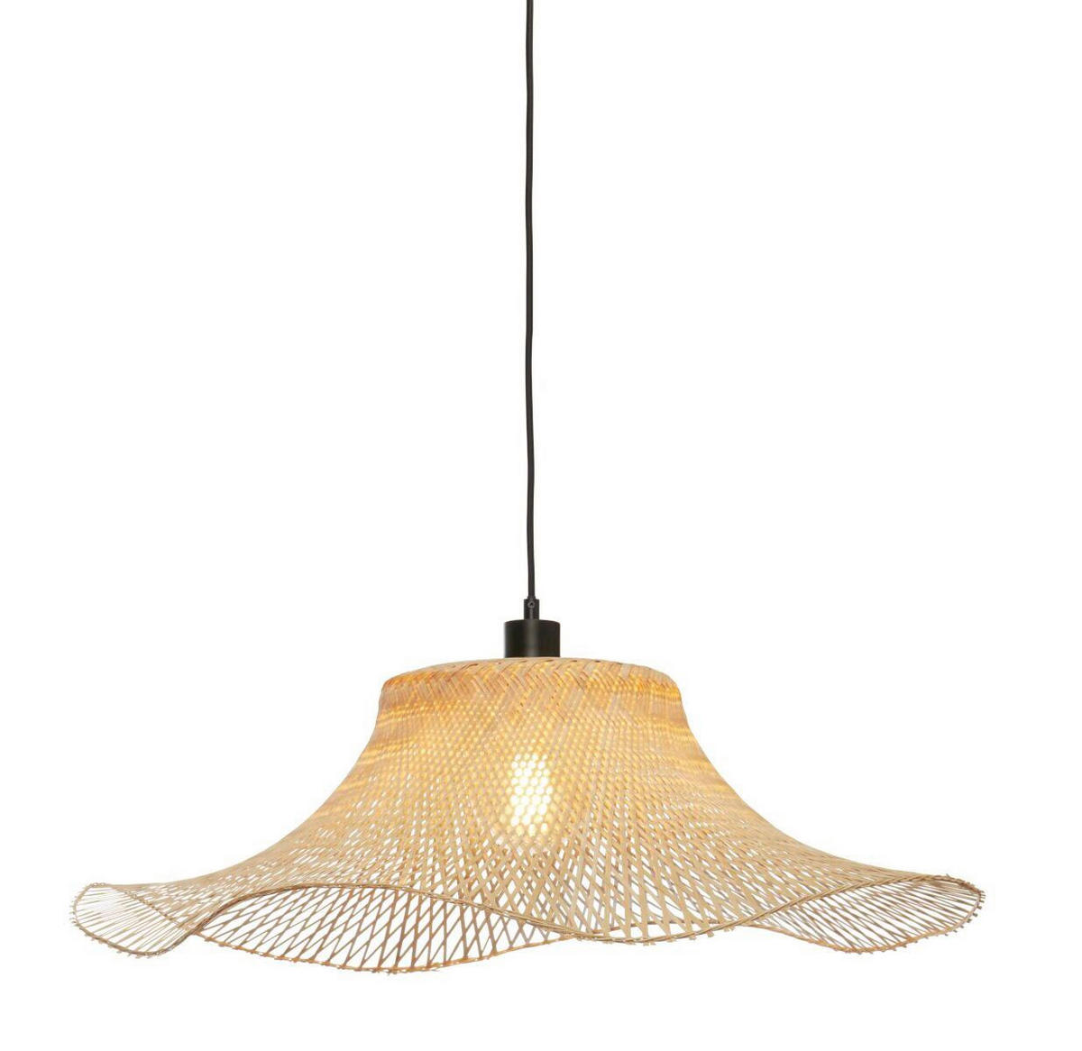 HÄNGELEUCHTE 50/50/15 cm  - Naturfarben, Trend (50/50/15cm) - Good & Mojo
