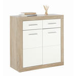 KOMMODE  in  - Silberfarben/Alufarben, Design, Holz/Holzwerkstoff (82/88cm) - Xora