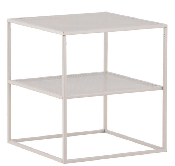 SIDOBORD i metall 55/55/60 cm  - beige, Design, metall (55/55/60cm) - Niels Andersson