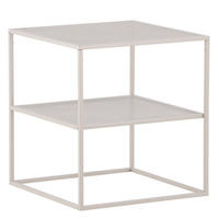 SIDOBORD i metall 55/55/60 cm  - beige, Design, metall (55/55/60cm) - Niels Andersson