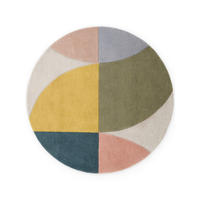 WOLLTEPPICH 160 cm Westminster Savile Creme, Multicolor rund  - Multicolor/Creme, Basics, Textil (160cm) - Ted Baker