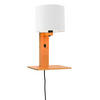 WANDLEUCHTE 19/24/36 cm   - Naturfarben/Weiß, Trend, Holz/Textil (19/24/36cm) - Good & Mojo