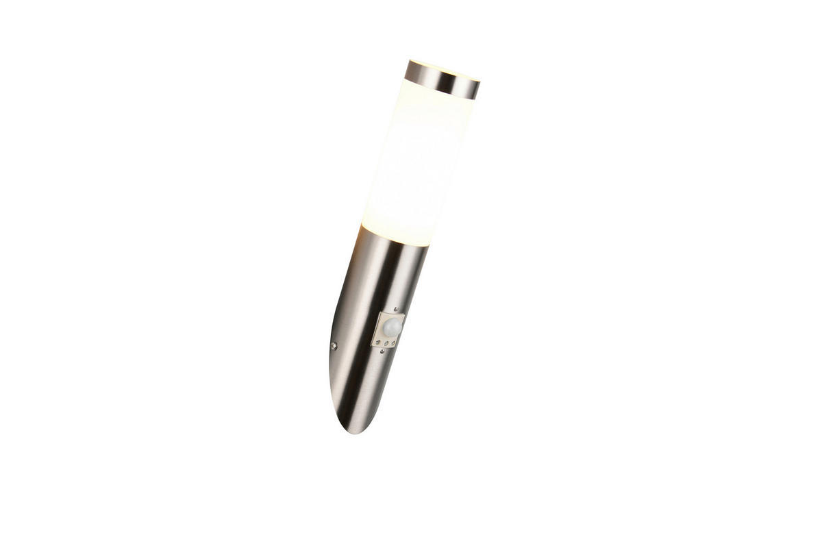 AUSSENWANDLEUCHTE Trioto 7.5/39/17 cm  - Weiß/Nickelfarben, KONVENTIONELL, Kunststoff/Metall (7.5/39/17cm) - Trio Leuchten