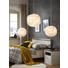 STOJACÍ LAMPA - bílá/barvy niklu, Trend, další přírodní materiály/kov (40/150cm) - Boxxx