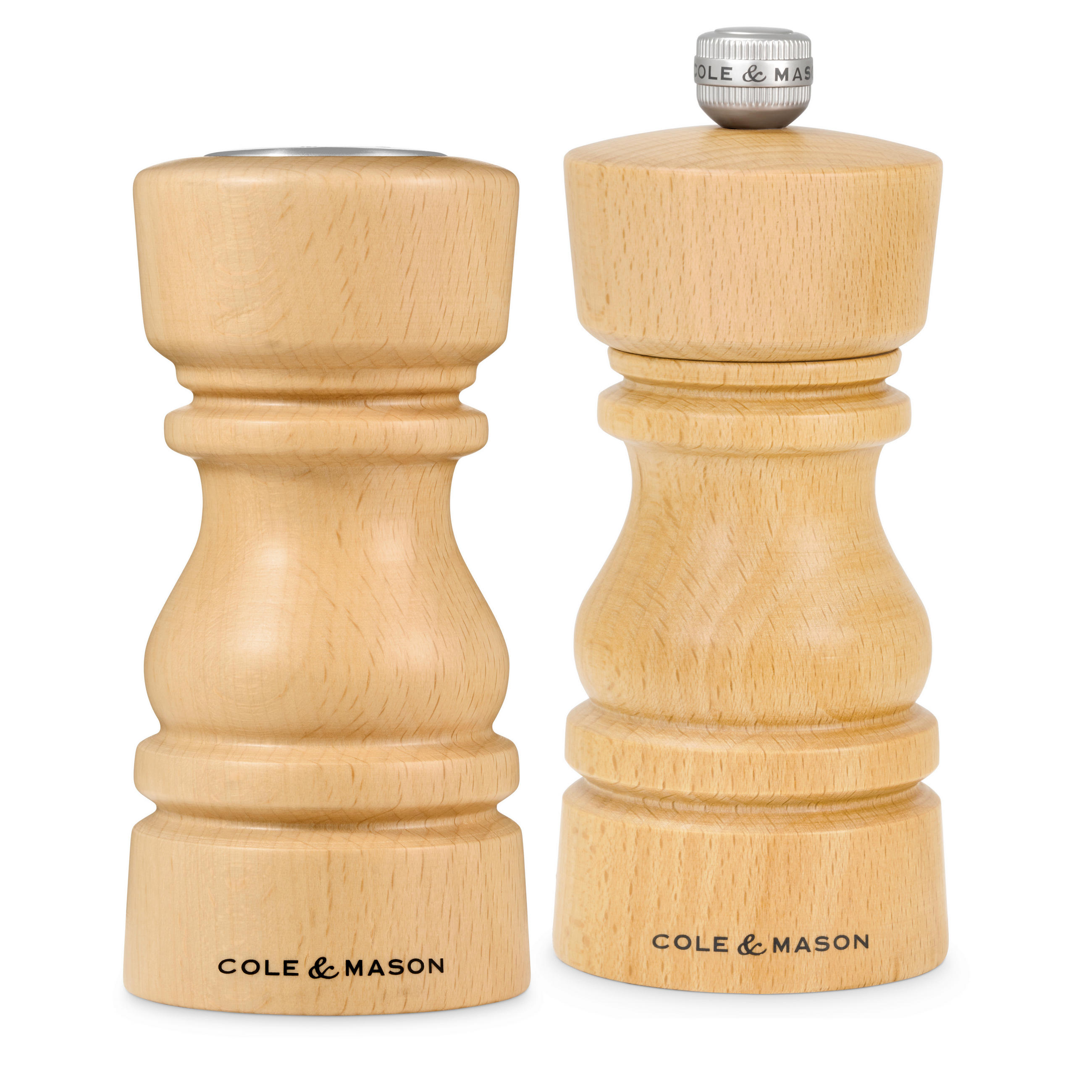SALZ- UND PFEFFERMÜHLE  - Hellbraun, Basics (13/5,7/11,4cm) - Cole & Mason