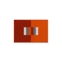 KÚPEĽŇOVÁ PREDLOŽKA, 60/90 cm - oranžová, Basics, textil/plast (60/90cm) - Grund