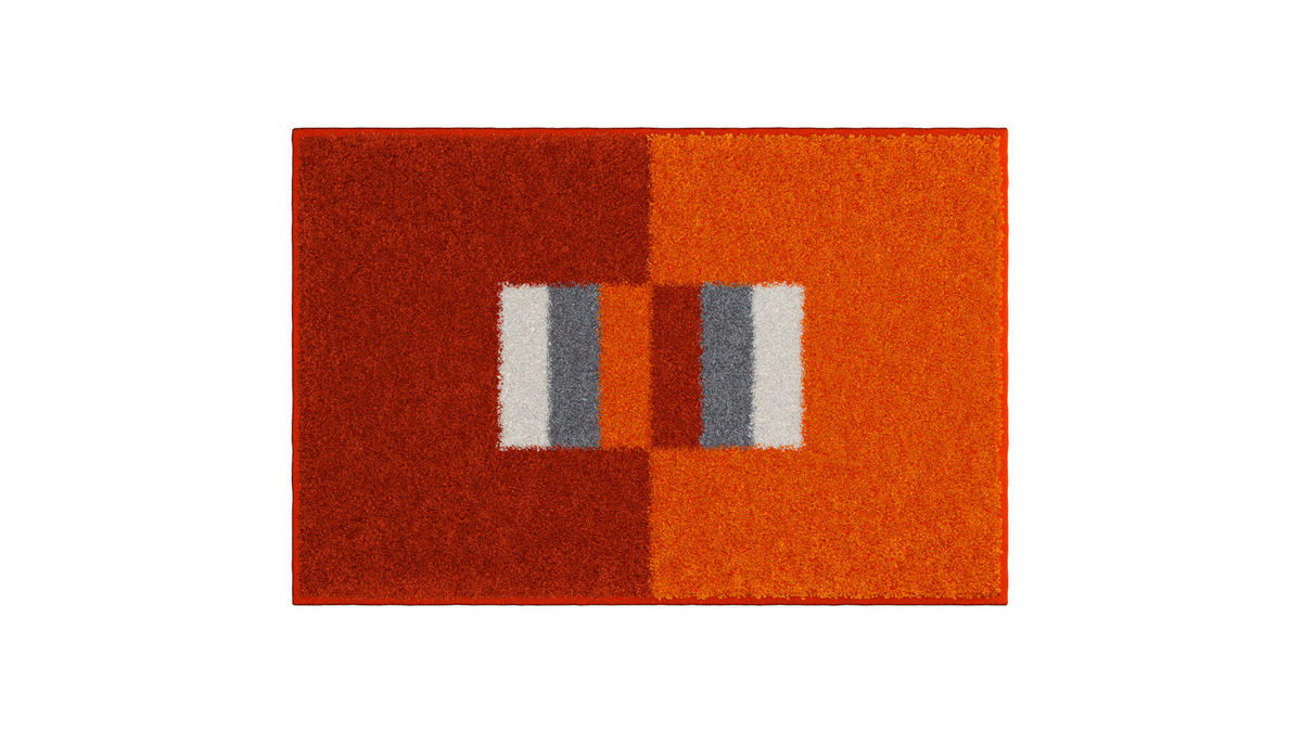 KÚPEĽŇOVÁ PREDLOŽKA, 60/90 cm - oranžová, Basics, textil/plast (60/90cm) - Grund