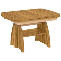 COUCHTISCH in Holz 90-130,5/65/56-75 cm  - Eichefarben, Konventionell, Holz (90-130,5/65/56-75cm) - Venda