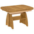COUCHTISCH Eiche furniert 90-130,5/65/56-75 cm rechteckig Eichefarben  - Eichefarben, KONVENTIONELL, Holz (90-130,5/65/56-75cm) - Venda