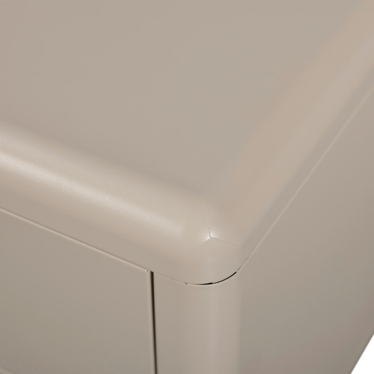 NACHTTISCH 42/45/42 cm  - Sandfarben, Design, Metall (42/45/42cm) - Livetastic