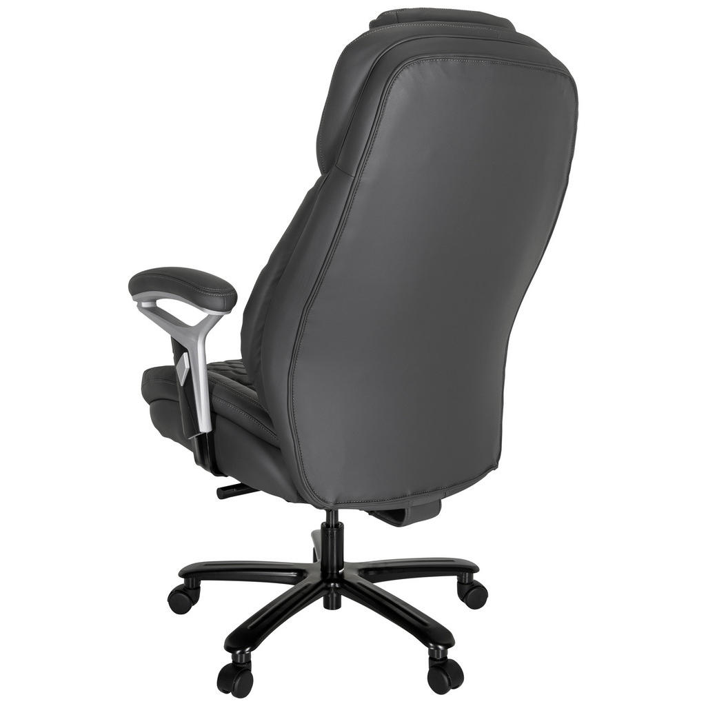 Thumbnail - Mid.you Chefsessel, Grau, Silber, Textil, Drehkreuz, 73x138x85 cm, Wippfunktion, Sitzfläche 360° drehbar, ergonomische R...